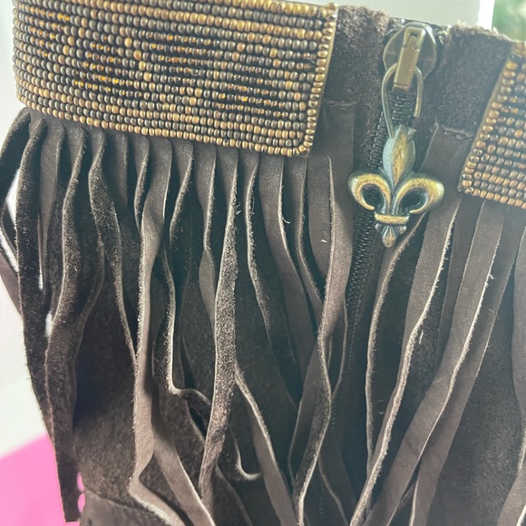 DONALD J PLINER fringe boots - Picture 4 of 9